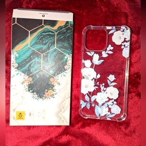💥4/$20 New iPhone 13 Pro Max Phone Case, Hibiscus 🌺